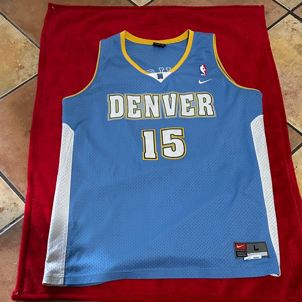 Nike Denver Basketball Jersey in Blue and White